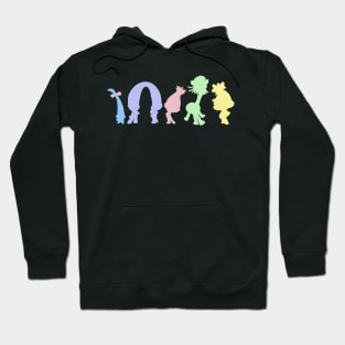 Pastel Trolls Outline Hoodie